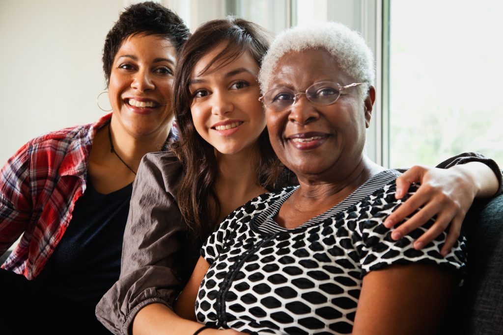 Three generations of African -American women